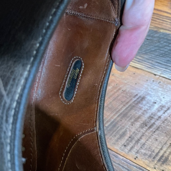 Allen Edmonds Berkshire Derby Shoes Men’s 11 Brown Leather Made in USA - Picture 10 of 11